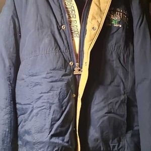 STARTER Navy and Yellow Windbreaker